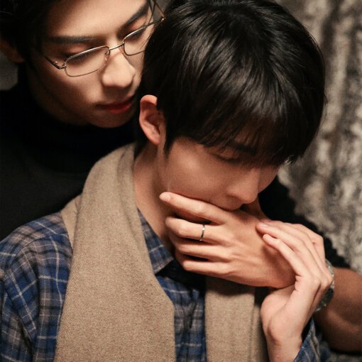 Two men in a close, intimate pose: one behind gently touching the other’s face; poster reads 'Bittersweet Love' and '2026 Coming Soon'.